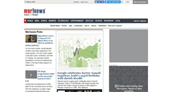 Desktop Screenshot of business.merinews.com