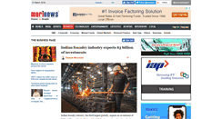 Desktop Screenshot of businessnews.merinews.com